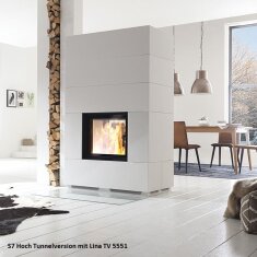 Kaminbausatz Camina S7 Hoch - Speicherkamin