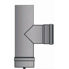 T-Stück mit Kondenskapsel Ø 100