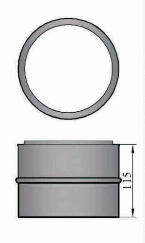 Pellet Doppelwandfutter Ø 100