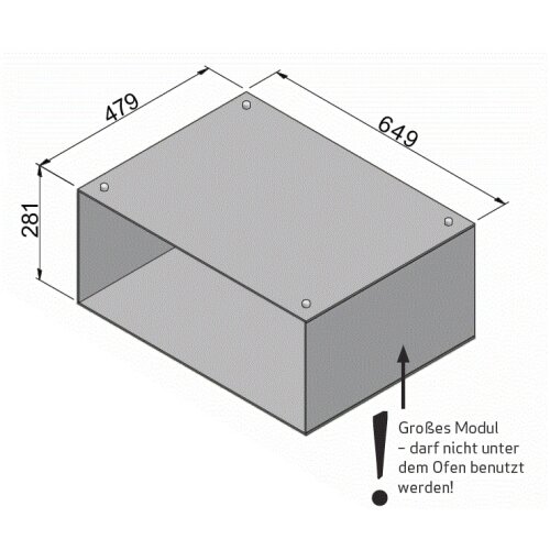 SCAN Großes Modul ohne Loch für Frischluft...