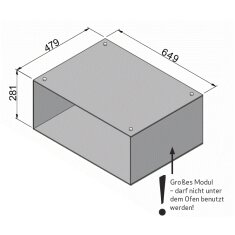 SCAN Großes Modul ohne Loch für Frischluft...