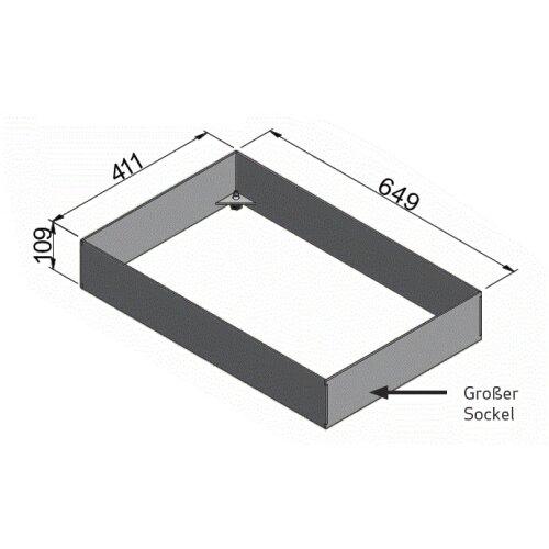 SCAN Sockel für großes Modul für Scan 1003-B