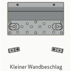 SCAN Wandbeschlag für kleines Modul für Scan...