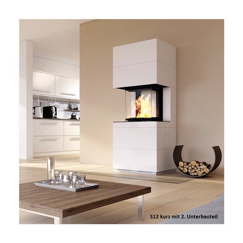 Kaminbausatz Camina S12 Kurz - 4 kW - Speicherkamin