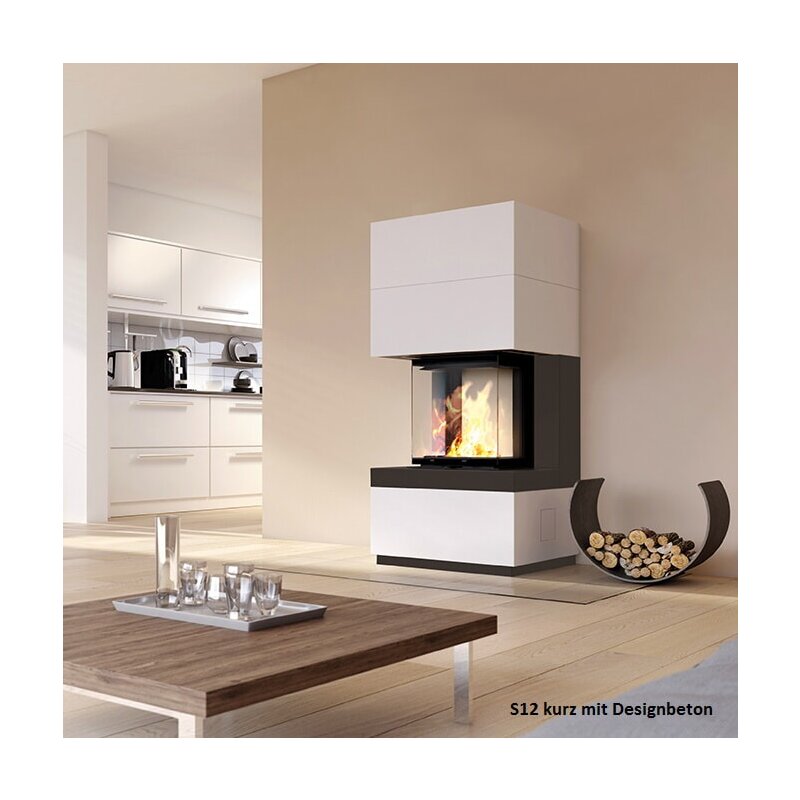 Kaminbausatz Camina S12 Kurz - 4 kW - Speicherkamin