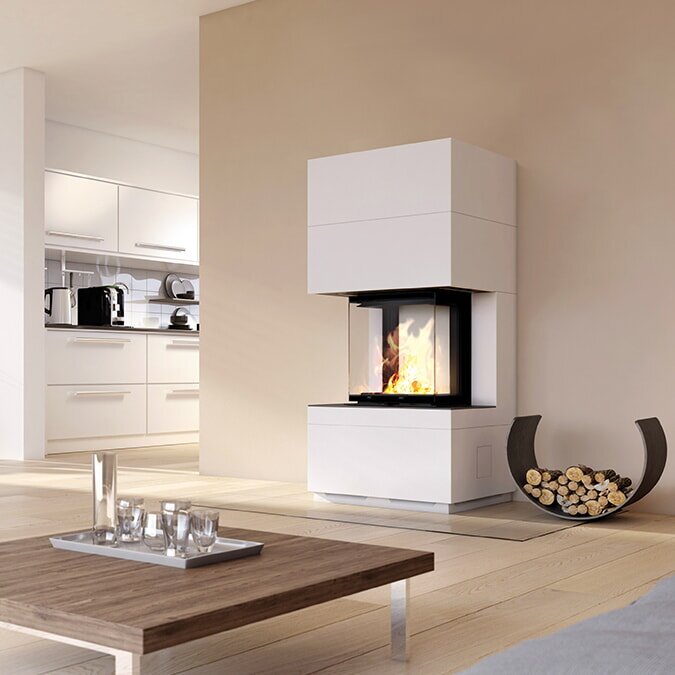 Kaminbausatz Camina S12 Kurz - 4 kW - Speicherkamin