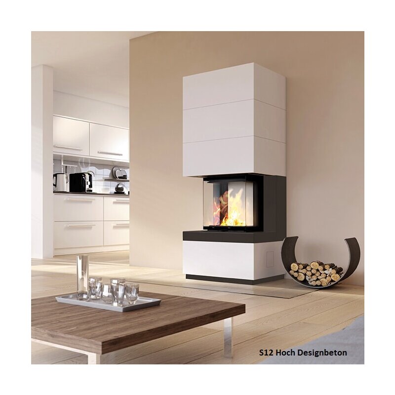 Kaminbausatz Camina S12 Hoch - 4 kW - Speicherkamin