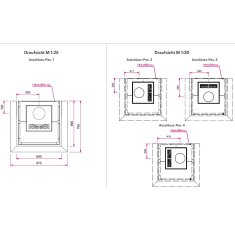 Kaminbausatz Camina S12 Hoch - 4 kW - Speicherkamin