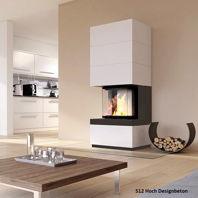 Kaminbausatz Camina S12 Hoch - 4 kW - Speicherkamin