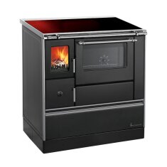 Westminster Küchenherd K176 F/A-90 - 5 kW - Anschluss rechts, Glaskeramikplatte - Schwarz