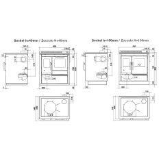 Küchenherd Greithwald Tyrola TRC 80 - 7,5 kW