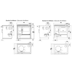 Küchenherd Greithwald Tyrola TRC 90 - 7,5  kW