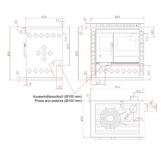 Küchenherd Greithwald Tyrola TRC 85 - 7,5 kW