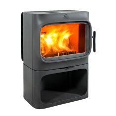 Kaminofen Gussofen Jotul F 305 C B (Konvektionsofen mit Sockel) - 7 kW - schwarz lackiert (BP)