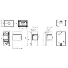 Kaminbausatz Austroflamm Dexter 2.0 - 6 kW