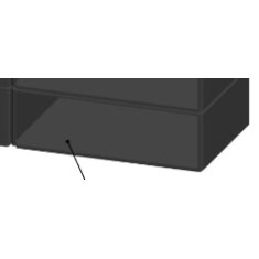 Austroflamm Dexter - Nr. 6 Beistellbox, b=61, 8cm, h=19,1cm