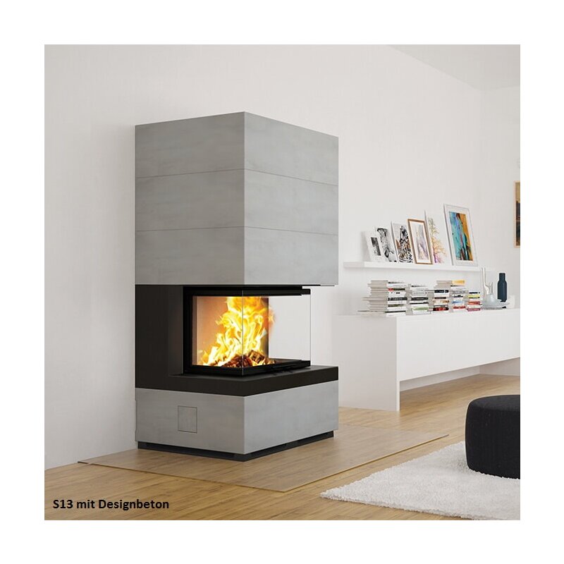 Kaminbausatz Camina S13 - 9 kW - Speicherkamin - hochschiebbar
