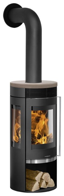Kaminofen Oranier Rota Tre 2.0 - 5,5 kW (3 Scheiben)