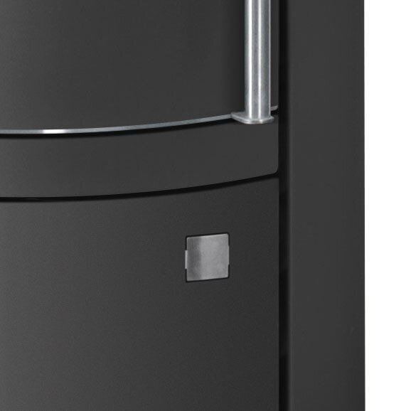 Kaminofen Justus Mino Top 2.0  - 5,5 kW - Stahl Schwarz - Abdeckplatte Stahl Schwarz