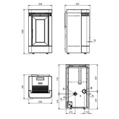 Pelletofen La Nordica Extraflame Lucia - 12,1 kW