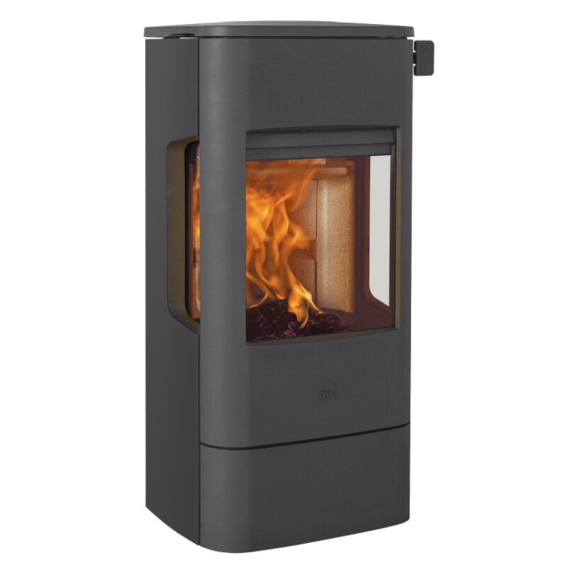 Kaminofen Gussofen Jotul F 233 mit Seitenfenster - 6 kW - schwarz lackiert (BP)