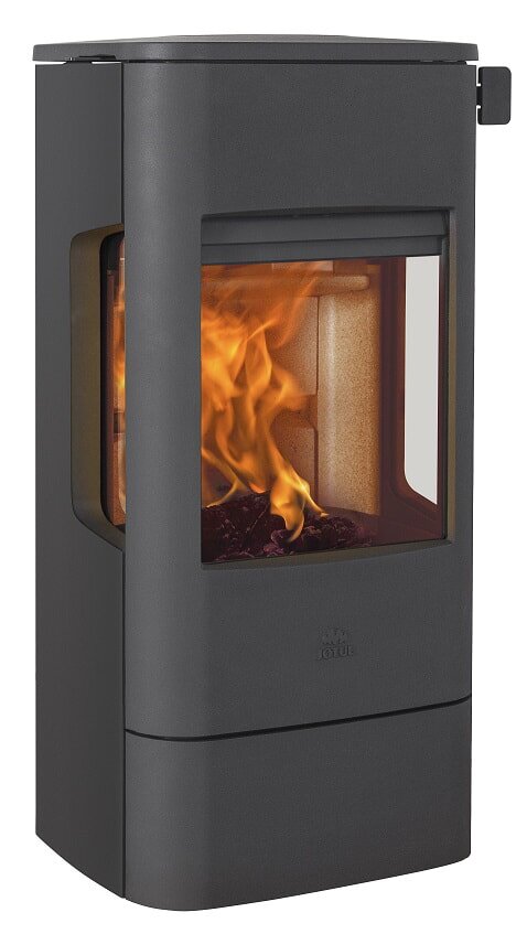 Kaminofen Gussofen Jotul F 233 mit Seitenfenster - 6 kW - schwarz lackiert (BP)