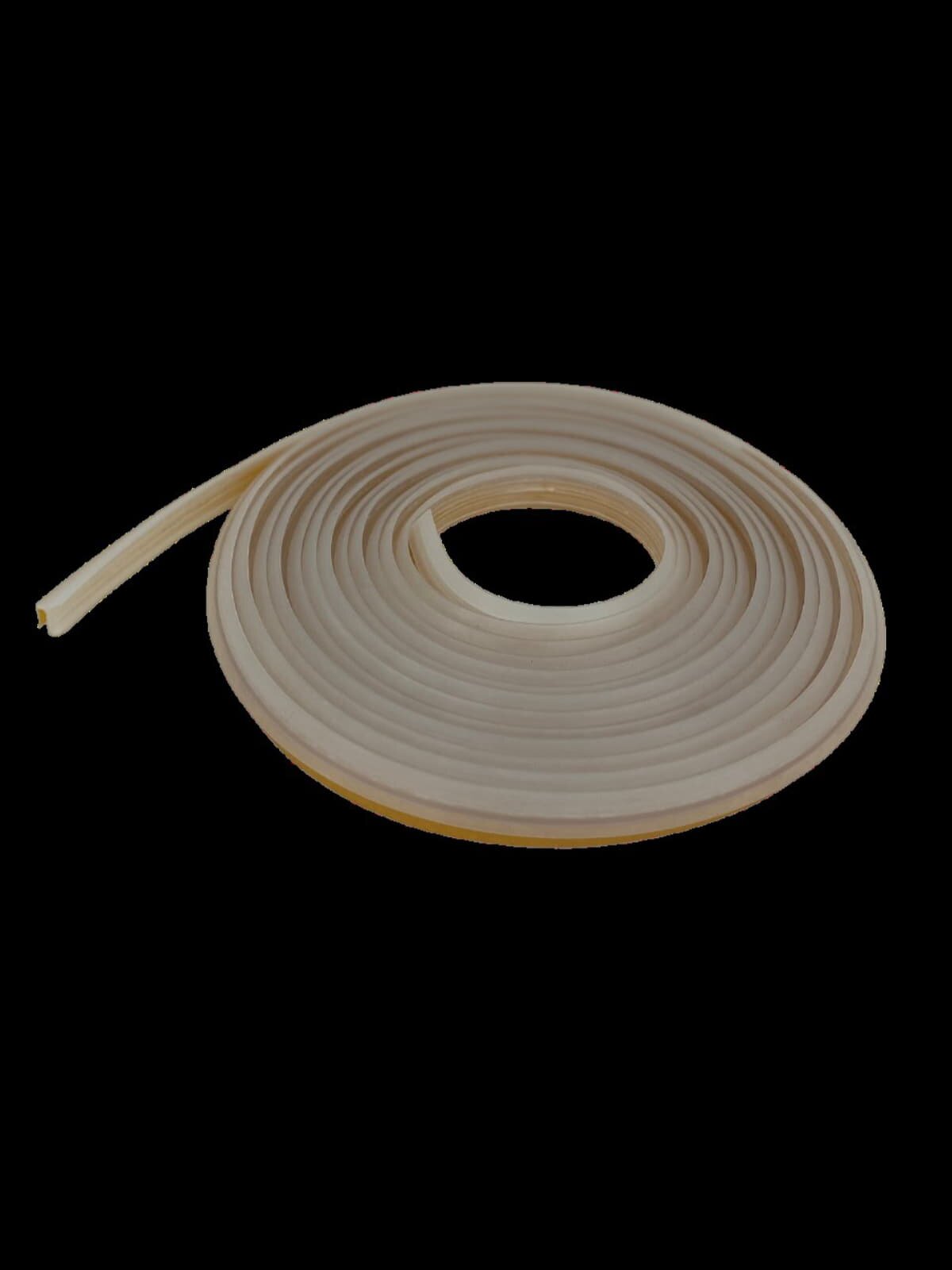 Silikon-Profil Dichtlippe für Glasbodenplatte - transparent und selbstklebend