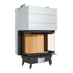 Kamineinsatz SCAN 5004 FRL mit Hebetür - 7,8 kW - Glasfront rechts und links