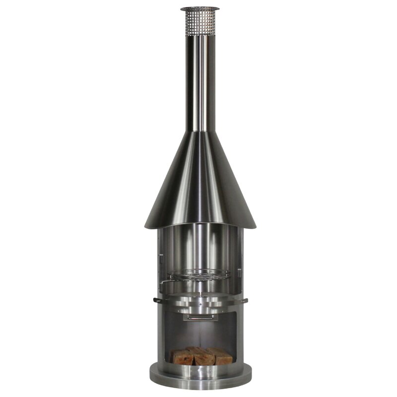 Gartenkamin/ Grill Firestar EXCLUSIV DN 550 - Edelstahl