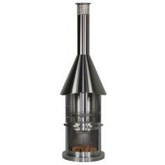 Gartenkamin/ Grill Firestar EXCLUSIV DN 550 - Edelstahl