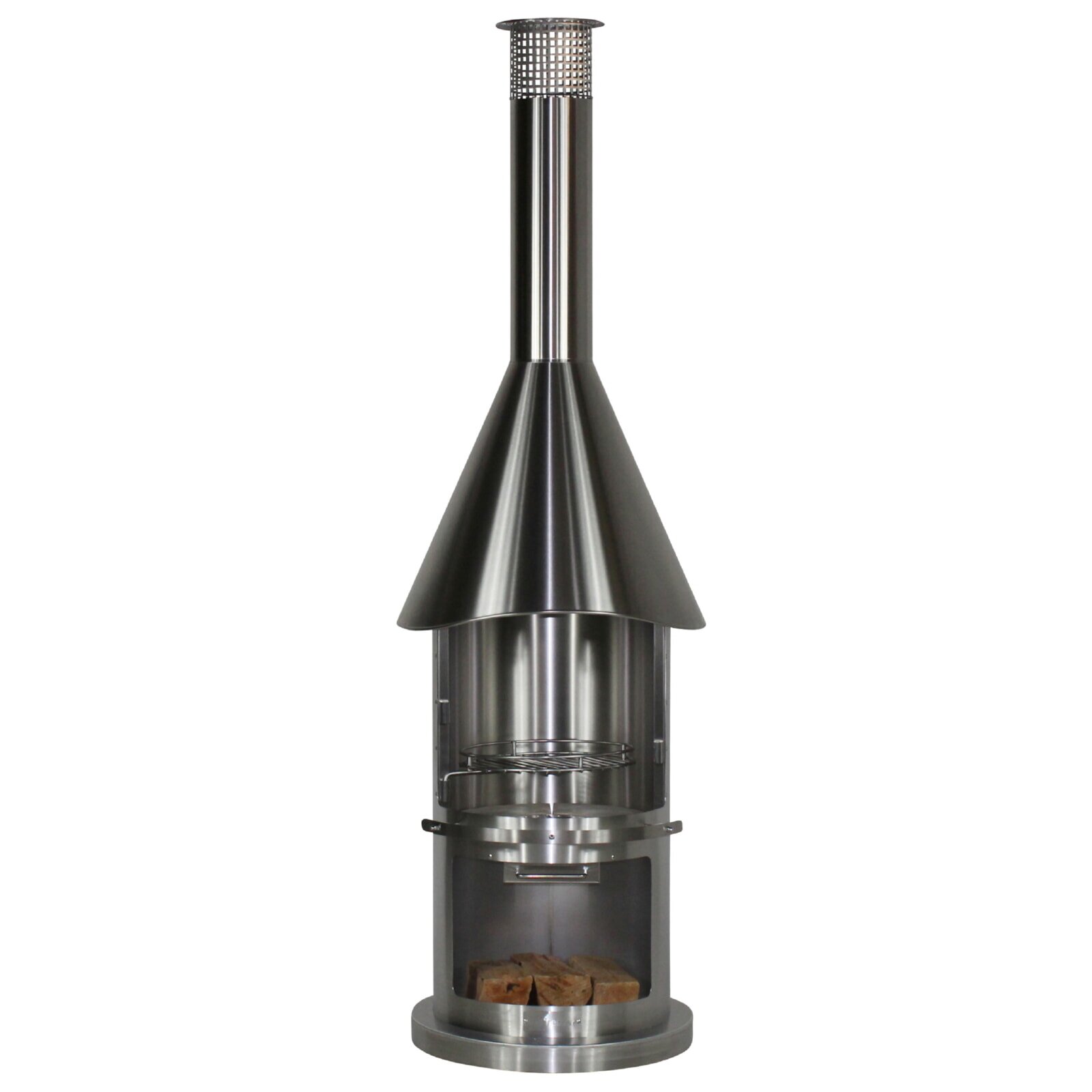 Gartenkamin/ Grill Firestar EXCLUSIV DN 550 - Edelstahl