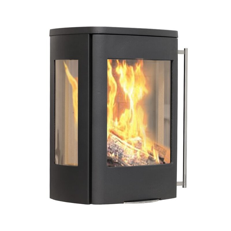 Kaminofen Jydepejsen Senza Wall mit Seitenfenster - 4 kW
