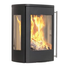Kaminofen Jydepejsen Senza Wall mit Seitenfenster - 4 kW