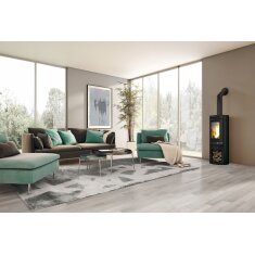 Kaminofen Edilkamin TALLY 8 - 8 kW - Stahl Schwarz