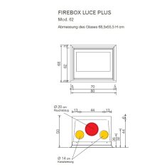 Kamineinsatz Edilkamin Firebox Luce Plus 62 - 9,6 kW