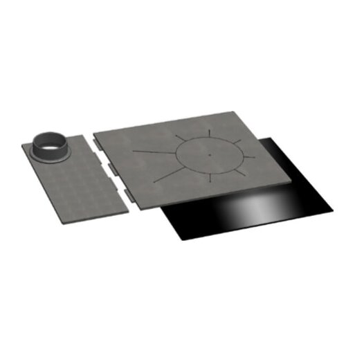 Greithwald geteilte Herdplatte aus 2/3 Glaskeramik mit...