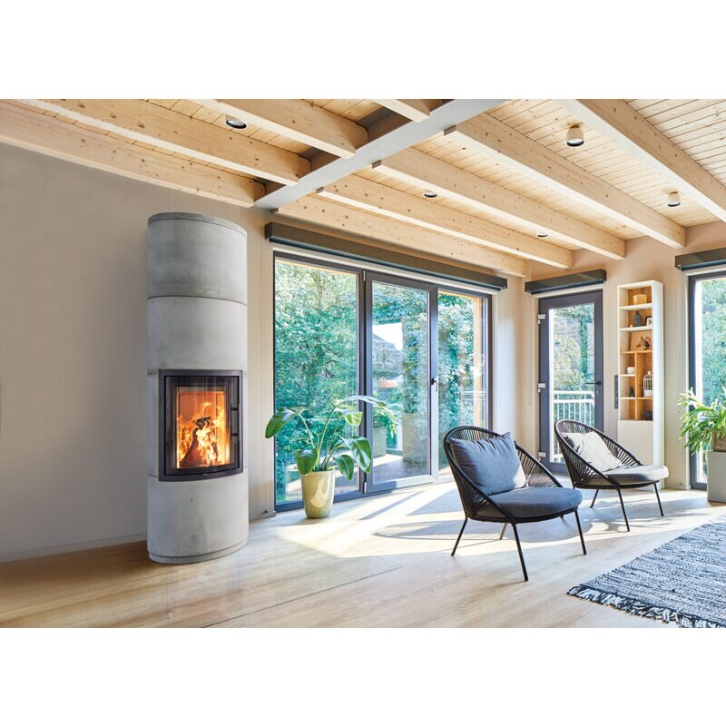 Kaminbausatz Camina S21 GO-Line - 2,2 kW - Grundofen-Wärmespeicheranlage