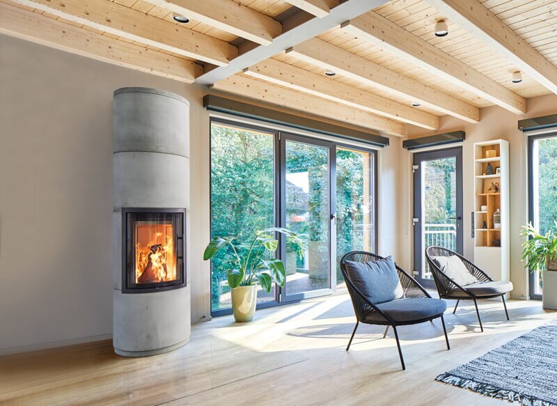 Kaminbausatz Camina S21 GO-Line - 2,2 kW - Grundofen-Wärmespeicheranlage