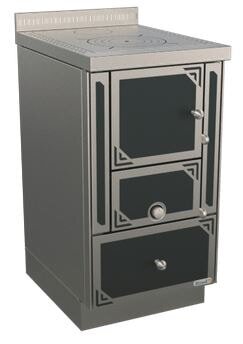 Holzherd Rizzoli - Serie RE ohne Backofen - RE 45 - 7 kW - Epoka