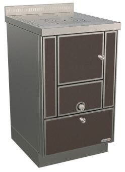 Holzherd Rizzoli - Serie RE ohne Backofen - RE 50 - 7 kW -  Variant