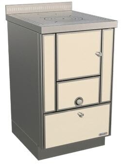 Holzherd Rizzoli - Serie RE ohne Backofen - RE 50 - 7,4 kW - Variant