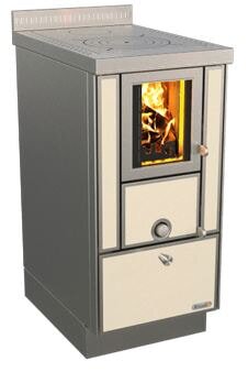 Holzherd Rizzoli - Serie RVE ohne Backofen - RVE 40 - 7 kW - Variant