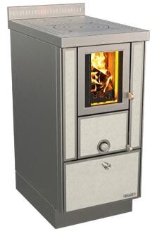 Holzherd Rizzoli - Serie RVE ohne Backofen - RVE 40 - 7,4 kW - Variant