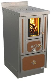 Holzherd Rizzoli - Serie RVE ohne Backofen - RVE 40 - 7,4 kW - Epoka