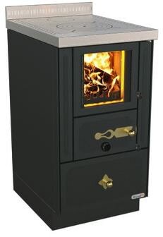 Holzherd Rizzoli - Serie RVE ohne Backofen - RVE 45 - 7,4 kW - Epoka
