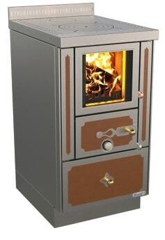 Holzherd Rizzoli - Serie RVE ohne Backofen - RVE 45 - 7,4 kW - Epoka
