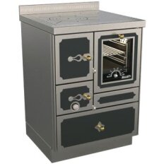 Holzherd Rizzoli - Serie RE mit Backofen - RE 60 - 8 kW - Epoka