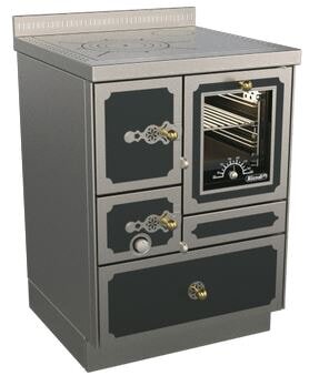 Holzherd Rizzoli - Serie RE mit Backofen - RE 60 - 8 kW - Epoka