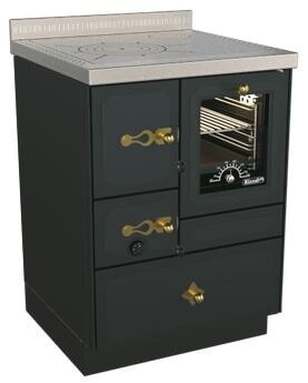 Holzherd Rizzoli - Serie RE mit Backofen - RE 60 - 8 kW - Epoka