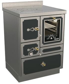 Holzherd Rizzoli - Serie RE mit Backofen - RE 60 - 8 kW - Epoka